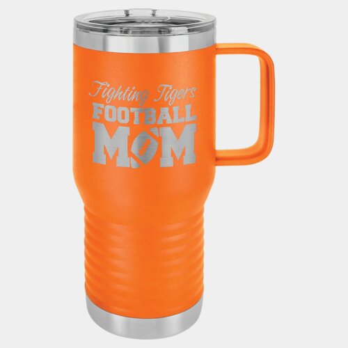 Orange Vacuum Insulated 20 oz. Polar Camel Travel Mug with Slider Lid Thumbnail