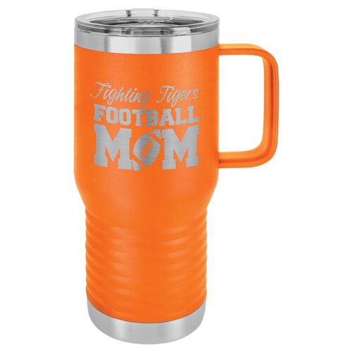 Orange Vacuum Insulated 20 oz. Polar Camel Travel Mug with Slider Lid Thumbnail
