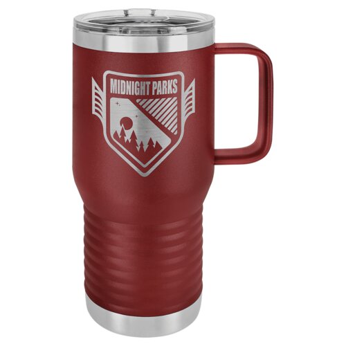 Maroon Vacuum Insulated 20 oz. Polar Camel Travel Mug with Slider Lid Thumbnail