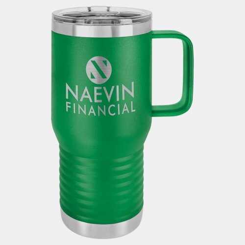 Green Vacuum Insulated 20 oz. Polar Camel Travel Mug with Slider Lid Thumbnail