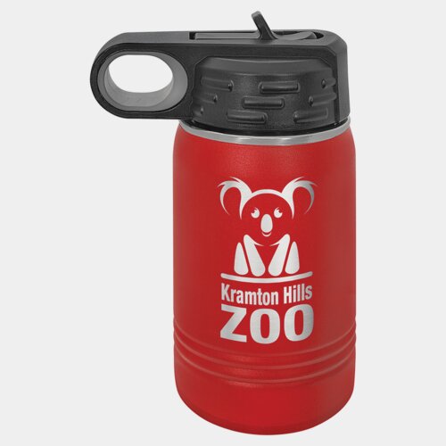 Red 12 oz. Polar Camel Water Bottle Thumbnail