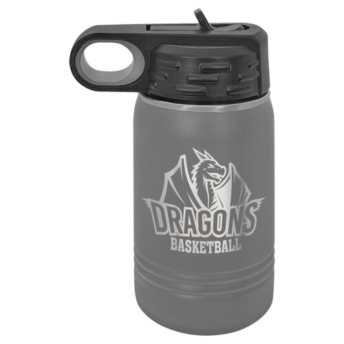 Dark Gray 12 oz. Polar Camel Water Bottle Thumbnail