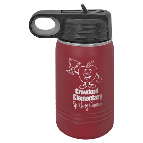 Maroon 12 oz. Polar Camel Water Bottle Thumbnail