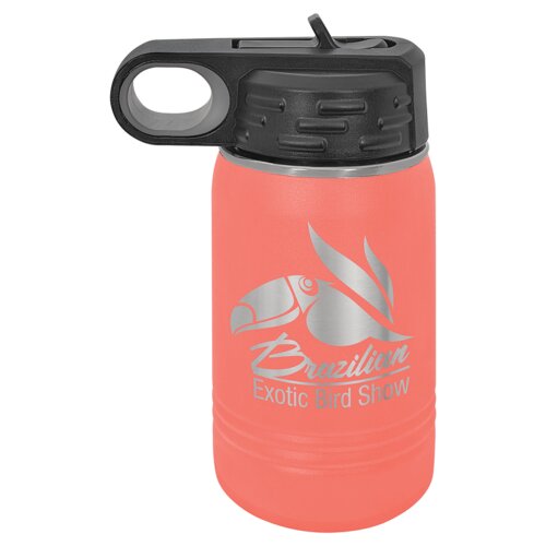 Coral 12 oz. Polar Camel Water Bottle Thumbnail