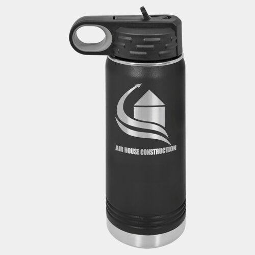 Black 20 oz. Polar Camel Water Bottle Thumbnail