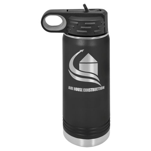 Black 20 oz. Polar Camel Water Bottle Thumbnail