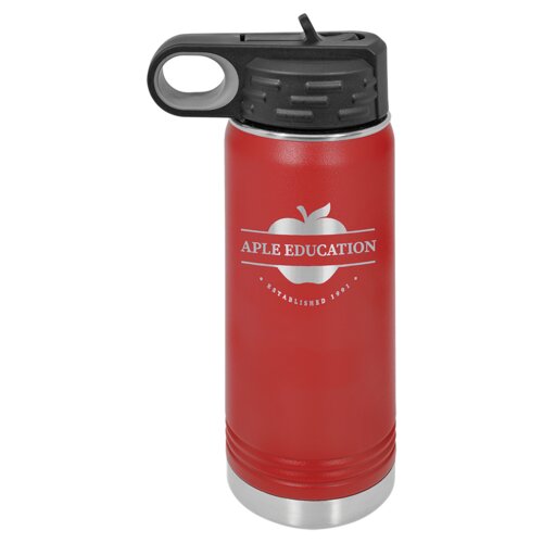 Red 20 oz. Polar Camel Water Bottle Thumbnail