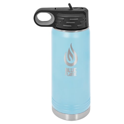 Light Blue 20 oz. Polar Camel Water Bottle Thumbnail
