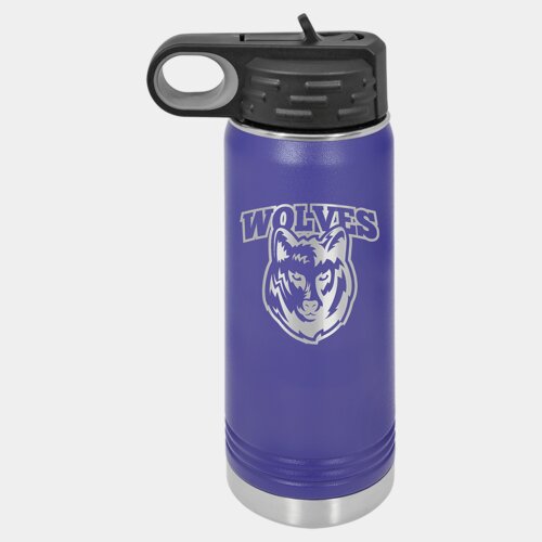 Purple 20 oz. Polar Camel Water Bottle Thumbnail