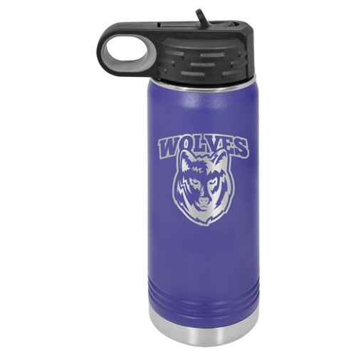 Purple 20 oz. Polar Camel Water Bottle Thumbnail