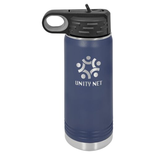 Navy Blue 20 oz. Polar Camel Water Bottle Thumbnail