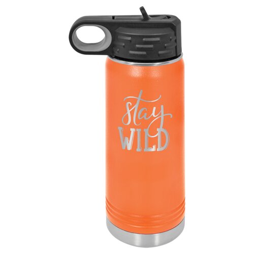 Orange 20 oz. Polar Camel Water Bottle Thumbnail