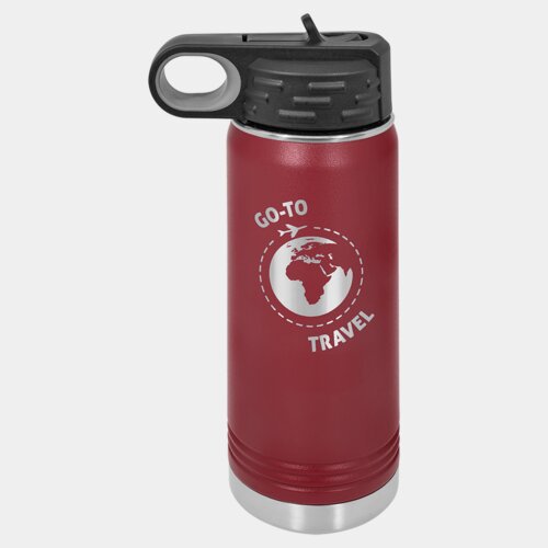 Maroon 20 oz. Polar Camel Water Bottle Thumbnail