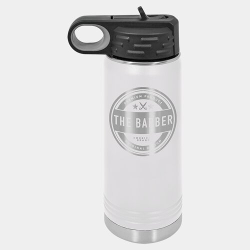 White 20 oz. Polar Camel Water Bottle Thumbnail