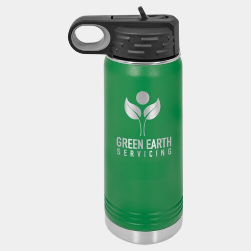Green 20 oz. Polar Camel Water Bottle Thumbnail