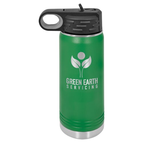Green 20 oz. Polar Camel Water Bottle Thumbnail