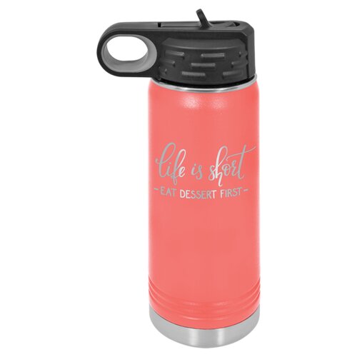 Coral 20 oz. Polar Camel Water Bottle Thumbnail