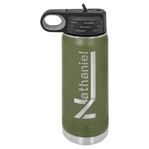 Olive Green 20 oz. Polar Camel Water Bottle Thumbnail