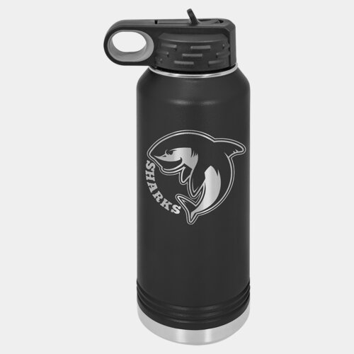 Black 32 oz. Polar Camel Water Bottle Thumbnail