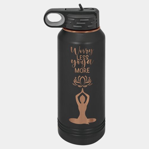 Black/Rose Gold 32 oz. Polar Camel Water Bottle Thumbnail