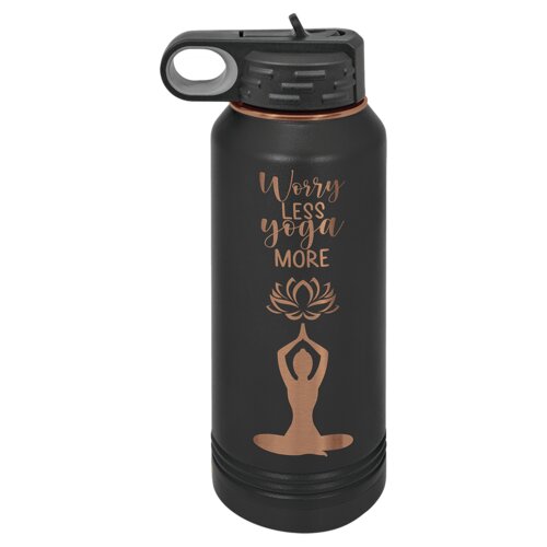 Black/Rose Gold 32 oz. Polar Camel Water Bottle Thumbnail