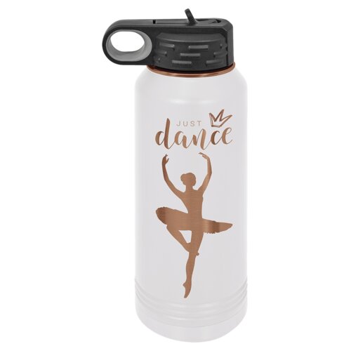 White/Rose Gold 32 oz. Polar Camel Water Bottle Thumbnail