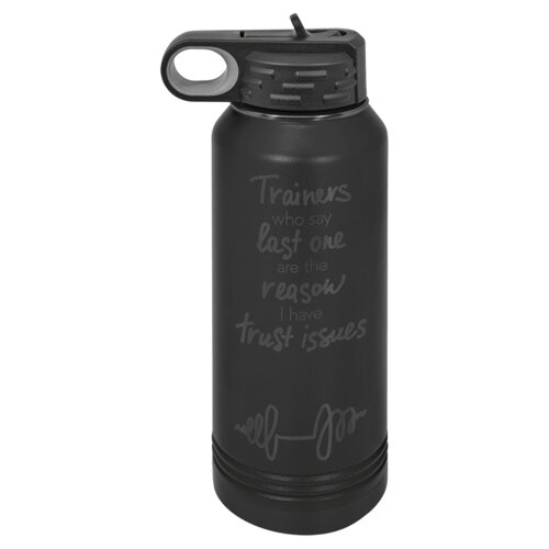 Black/Ghost Black 32 oz. Polar Camel Water Bottle Thumbnail