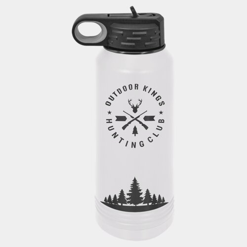 White/Ghost Black 32 oz. Polar Camel Water Bottle Thumbnail