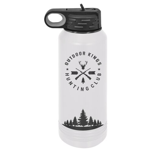 White/Ghost Black 32 oz. Polar Camel Water Bottle Thumbnail