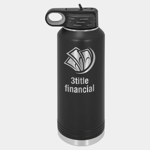 Black 40 oz. Polar Camel Water Bottle Thumbnail