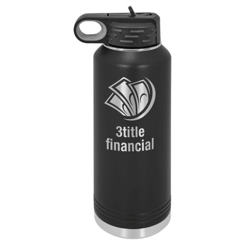 Black 40 oz. Polar Camel Water Bottle Thumbnail