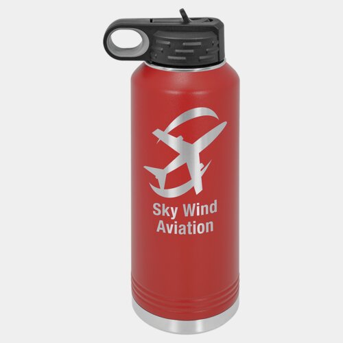 Red 40 oz. Polar Camel Water Bottle Thumbnail