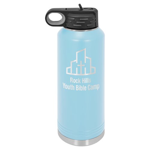 Light Blue 40 oz. Polar Camel Water Bottle Thumbnail