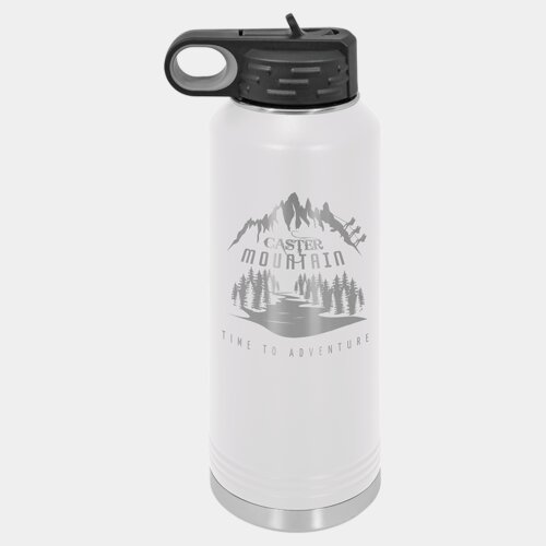 White 40 oz. Polar Camel Water Bottle Thumbnail
