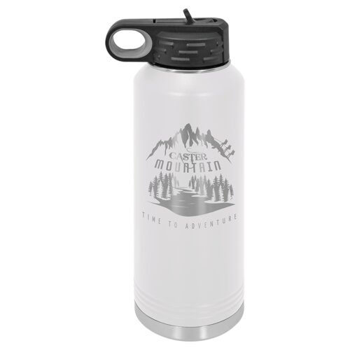 White 40 oz. Polar Camel Water Bottle Thumbnail