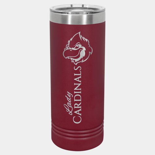 Maroon 22 oz. Polar Camel Skinny Tumbler with Slider Lid Thumbnail