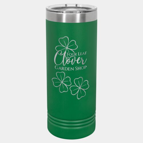 Green 22 oz. Polar Camel Skinny Tumbler with Slider Lid Thumbnail