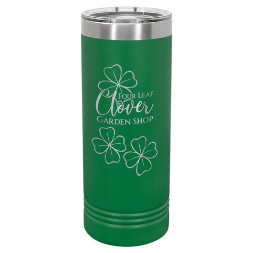 Green 22 oz. Polar Camel Skinny Tumbler with Slider Lid Thumbnail