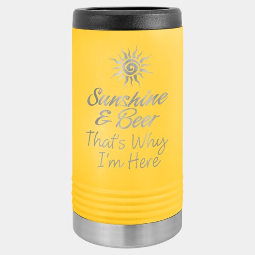 Yellow Slim Polar Camel Beverage Holder Thumbnail