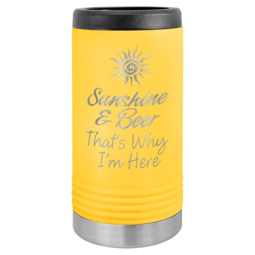 Yellow Slim Polar Camel Beverage Holder Thumbnail