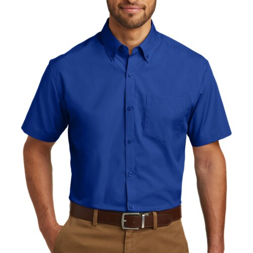 Short Sleeve Carefree Poplin Shirt Thumbnail