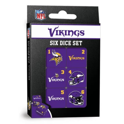 Minnesota Vikings Dice Set - 19mm Thumbnail