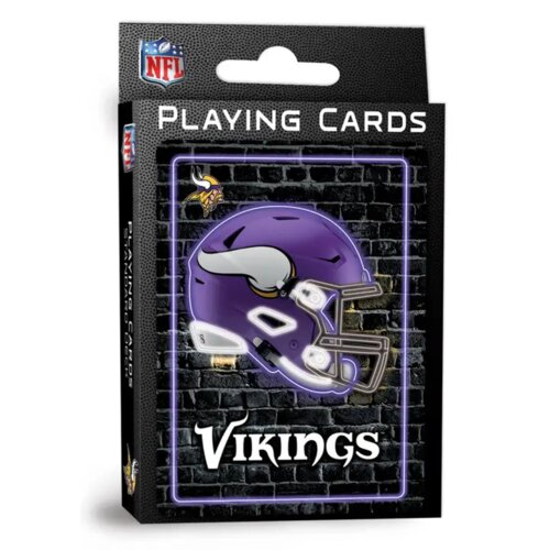 Minnesota Vikings Neon-Styled Playing Cards - 54 Card Deck Thumbnail