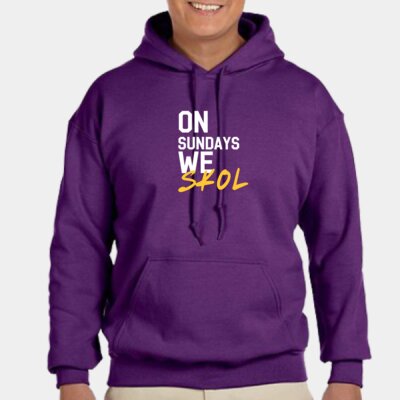 On Sundays We SKOL Vikings Hoodie Thumbnail