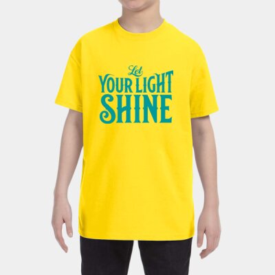 Let Your Light Shine - YOUTH Yellow T Thumbnail