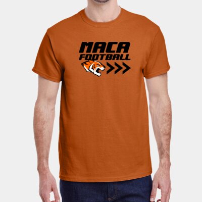 MACA Football BURNT Orange T Thumbnail