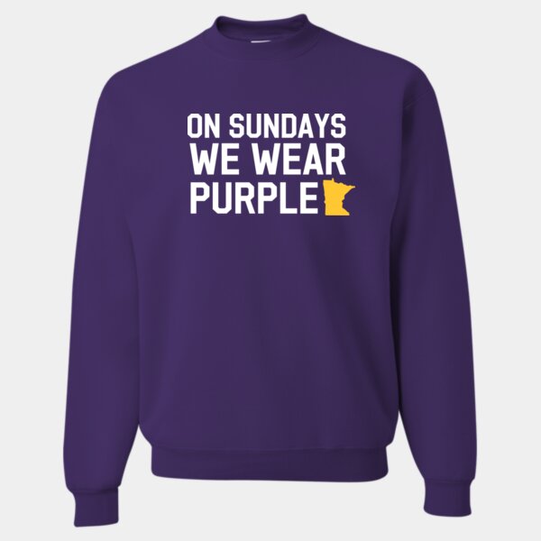 On Sundays We Wear Purple CREW Thumbnail