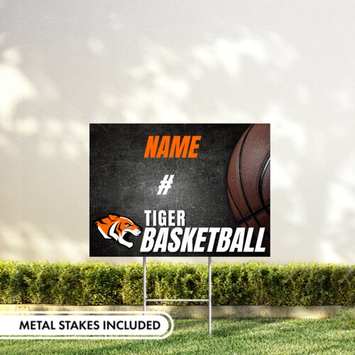 Basketball Yard Sign Thumbnail