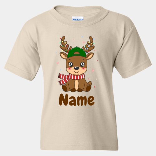 YOUTH Reindeer Custom Name T 1 Thumbnail