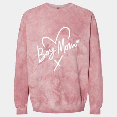 Boy Mom - Unisex Colorblast™ Crewneck Sweatshirt Thumbnail